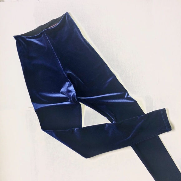 NEW Commando Blue Velvet Legging - Picture 2 of 12